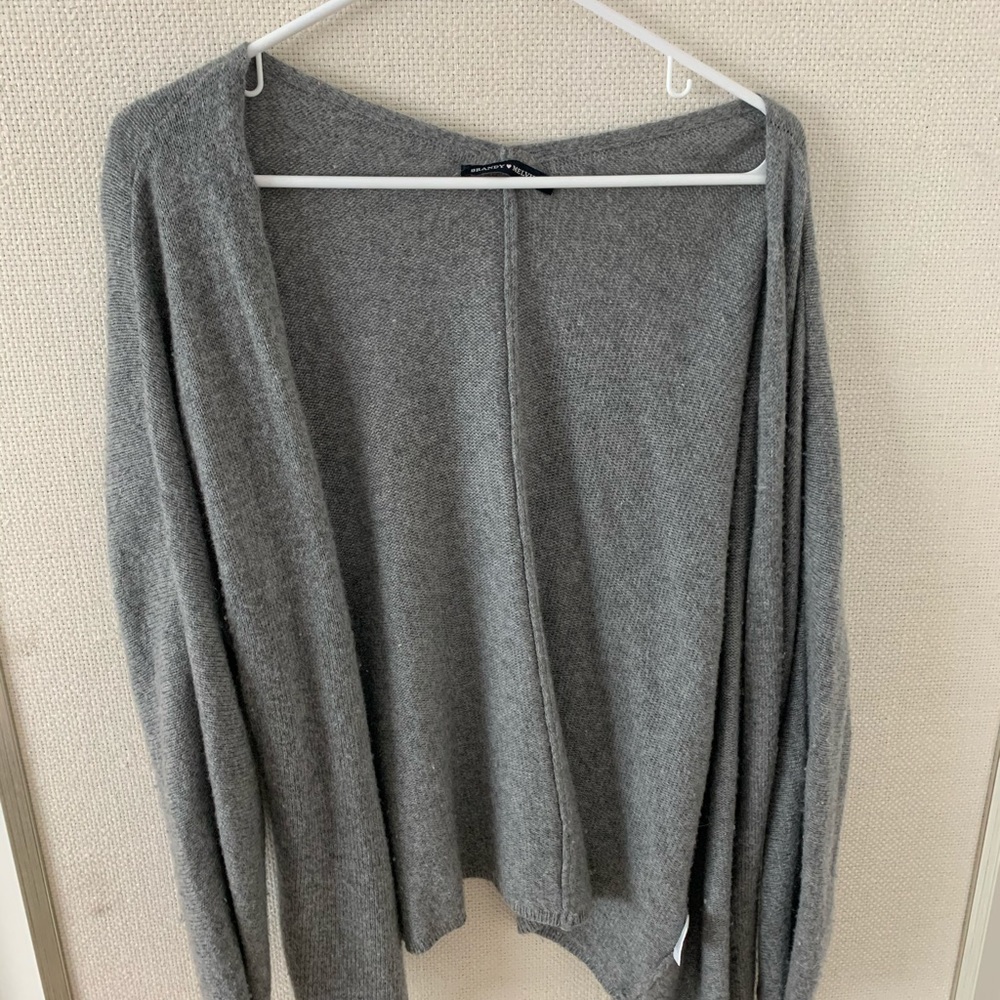Brandy Melville Open cardigan gray soft